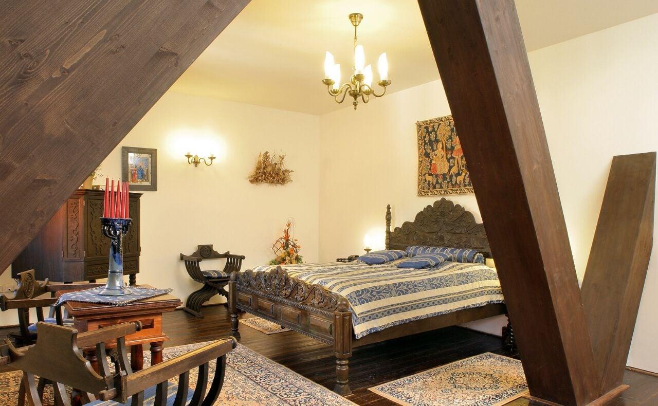 Hotel Ruze Cesky Krumlov Exterior photo The bedroom